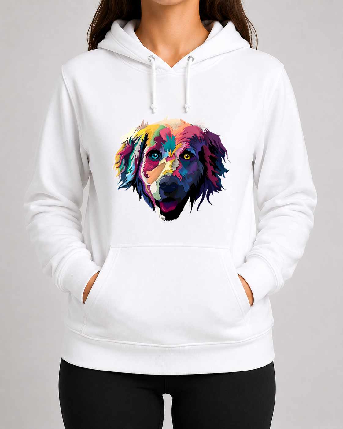 Colourful Dog 9 Hoodie