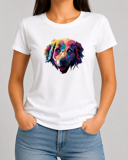 Colourful Dog 9 Tshirt