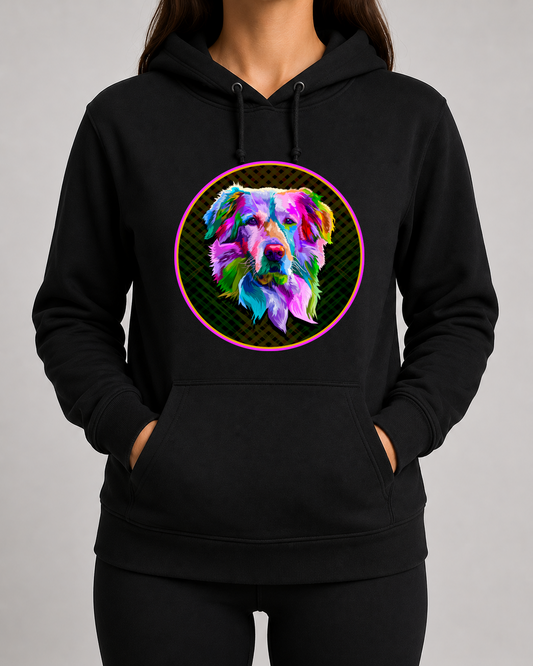 Colourful Dog Hoodie