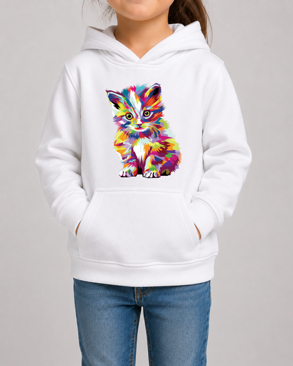 Colourful Kitten 2 Hoodie