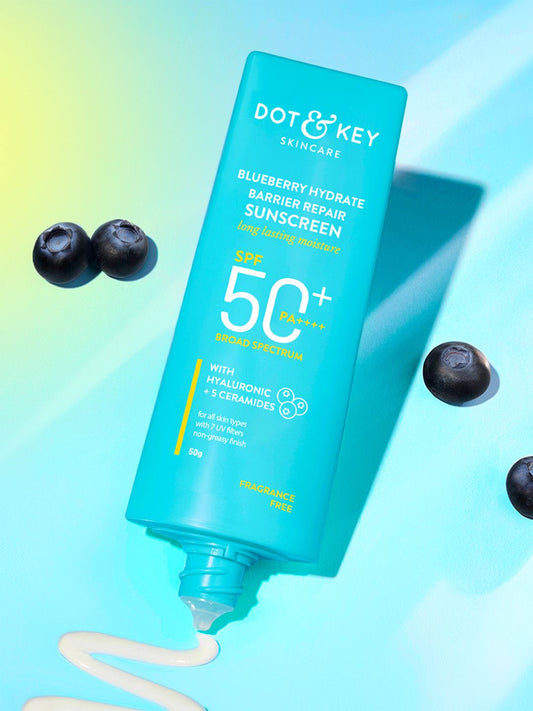 DOT & KEY Blueberry Hydrate Barrier Repair Sunscreen SPF 50+ PA++++