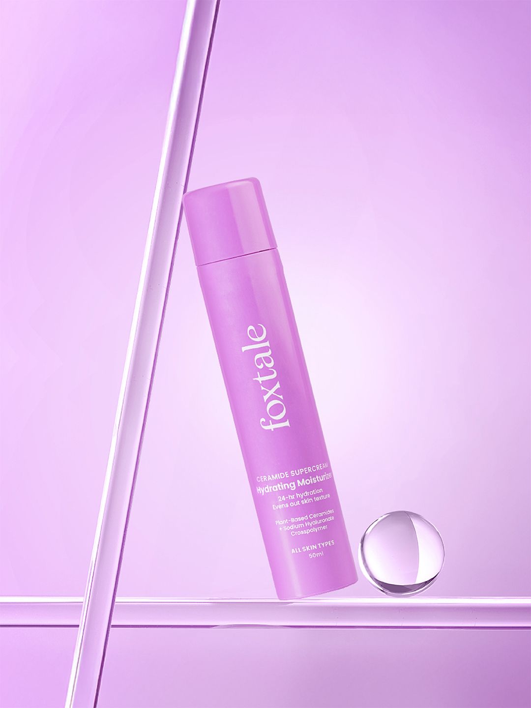 FoxTale Ceramide Hydrating Moisturizer with Hyaluronic Acid