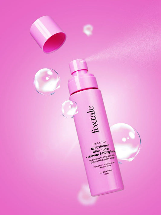 Foxtale Multivitamin Glow Toner & Makeup Spray with VitaminC & Niacinamide