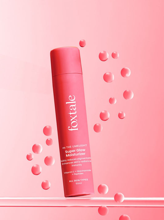 Foxtale Vitamin C Super Glow Moisturiser with Niacinamide & Peptides