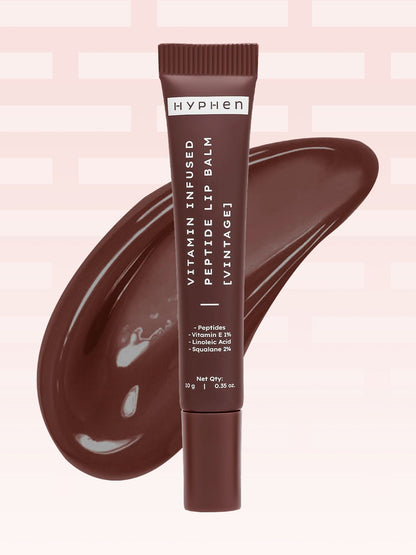 Hyphen Vitamin-Infused Peptide Lip Balm For 24 Hrs Moisturization - Vintage