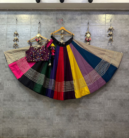 Multi colour chanya choli