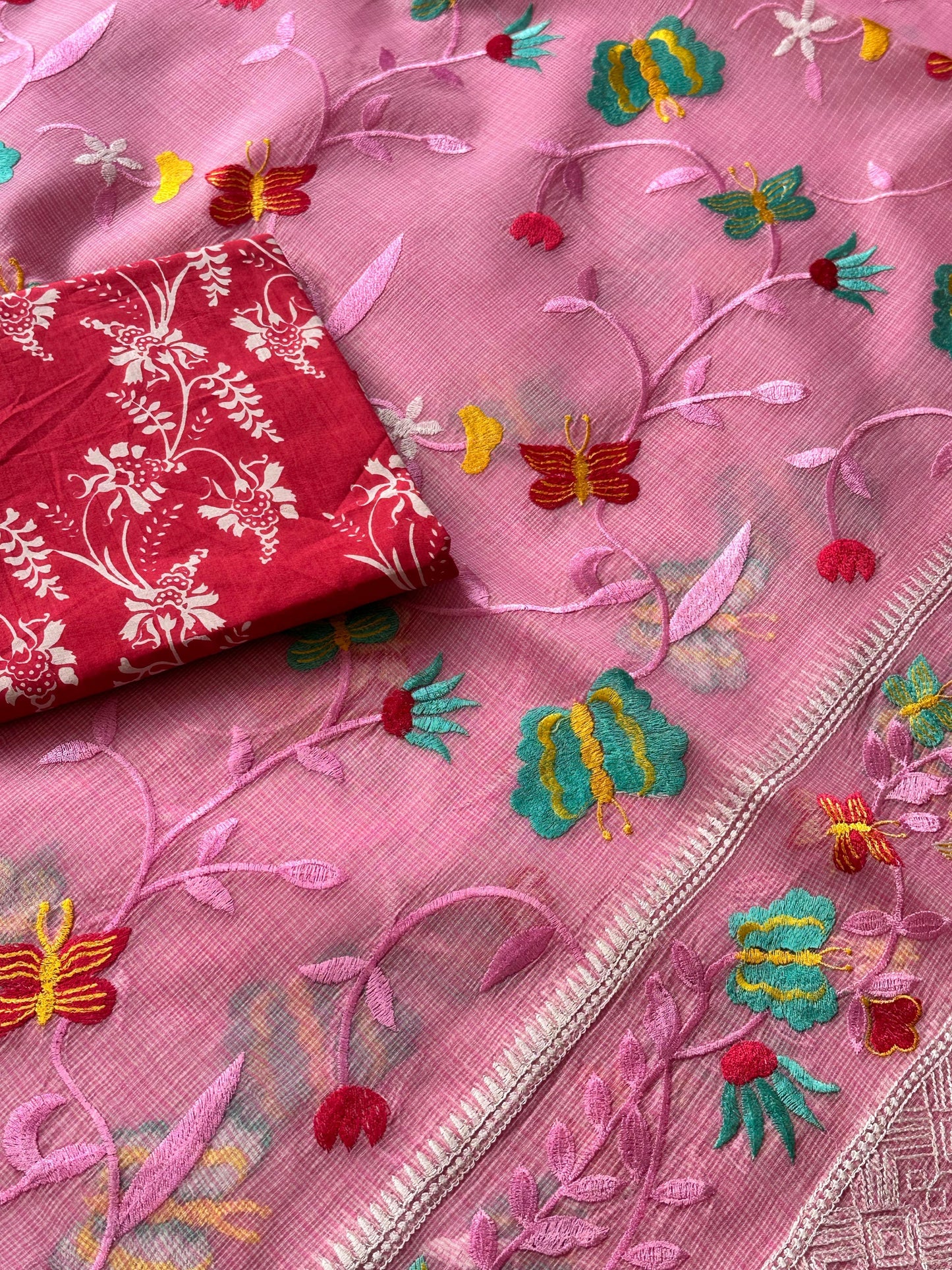 Semi Pure Organza Saree
