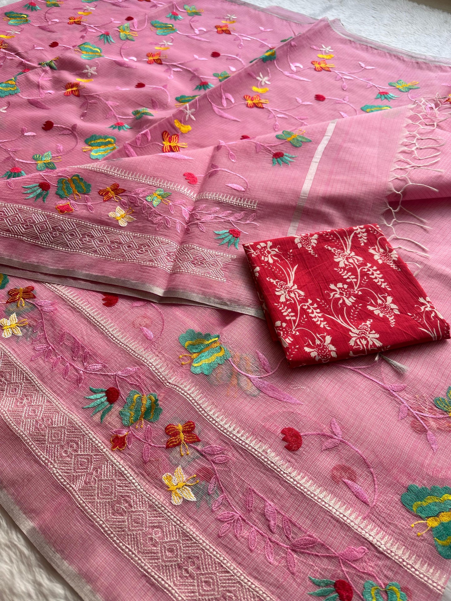 Semi Pure Organza Saree