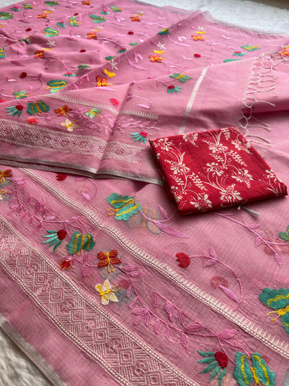 Semi Pure Organza Saree