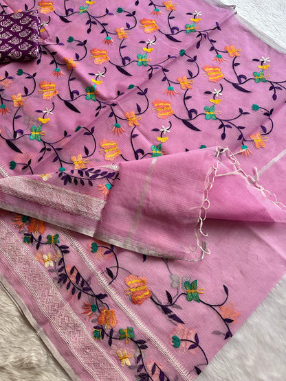 Semi Pure Organza Saree