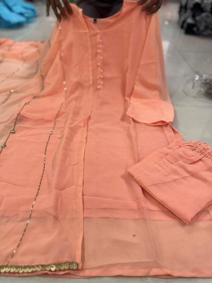 Premium Reyon Cotton Top with Chikankari Work