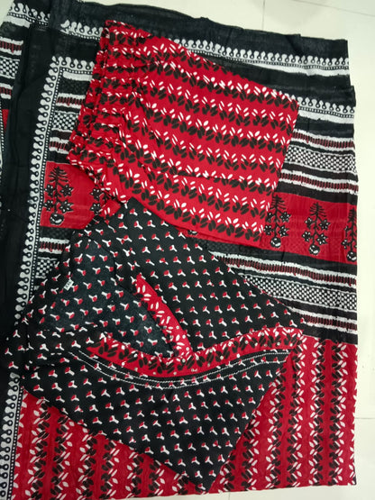 Jaipuri Hand Block Print Angrakha Style Kurti