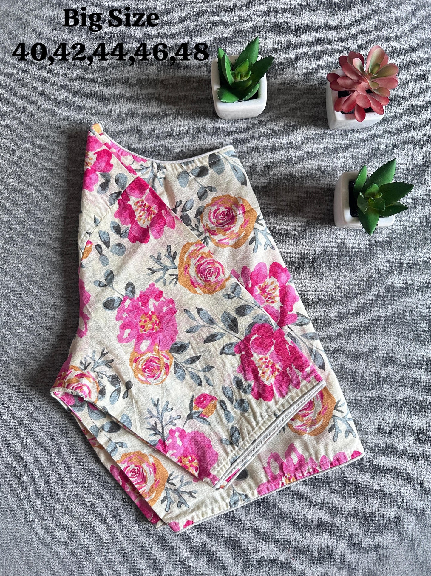 Pure Ajrakh Handloom Cotton Blouse