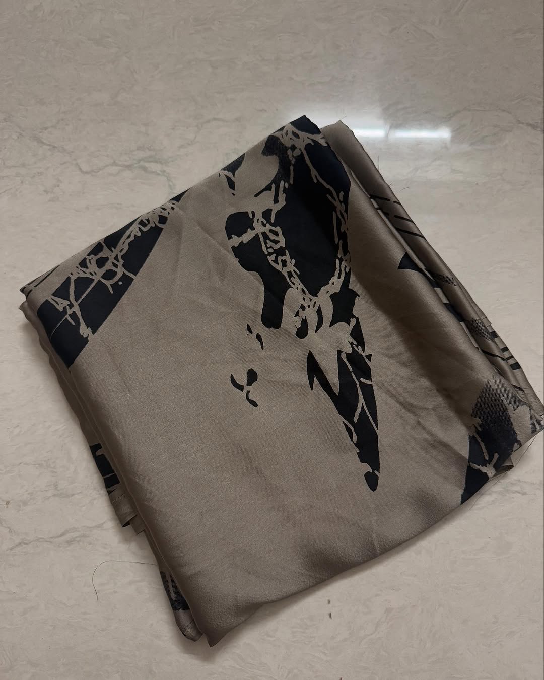 Pure Chinnon Digital Printed Saree