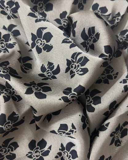 Pure Chinnon Digital Printed Saree