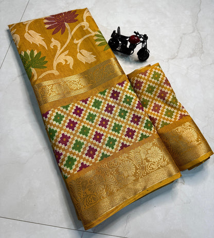Pure Dola Silk Saree