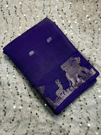 Pure Handloom Crepe Silk Saree