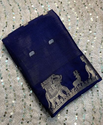Pure Handloom Crepe Silk Saree