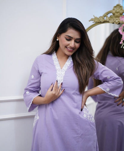 Cotton Pant Set