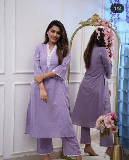 Cotton Pant Set