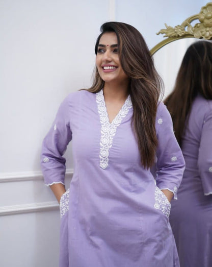 Cotton Pant Set