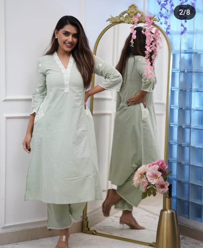 Cotton Pant Set