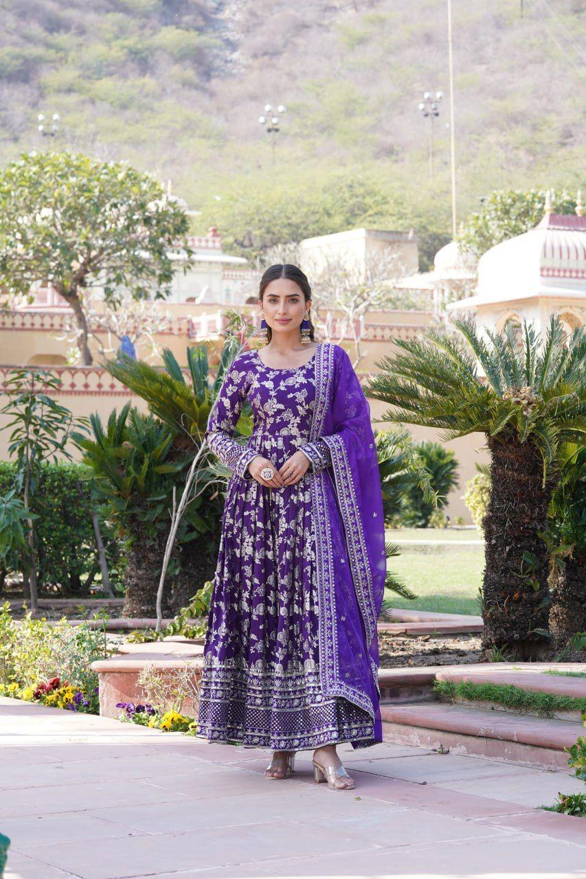 Jacquard Gown