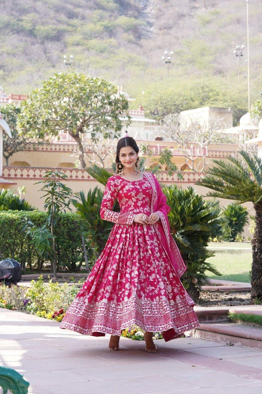 Jacquard Gown