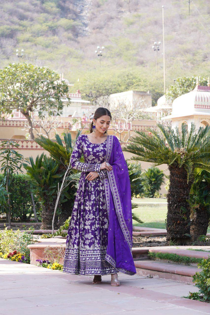 Jacquard Gown