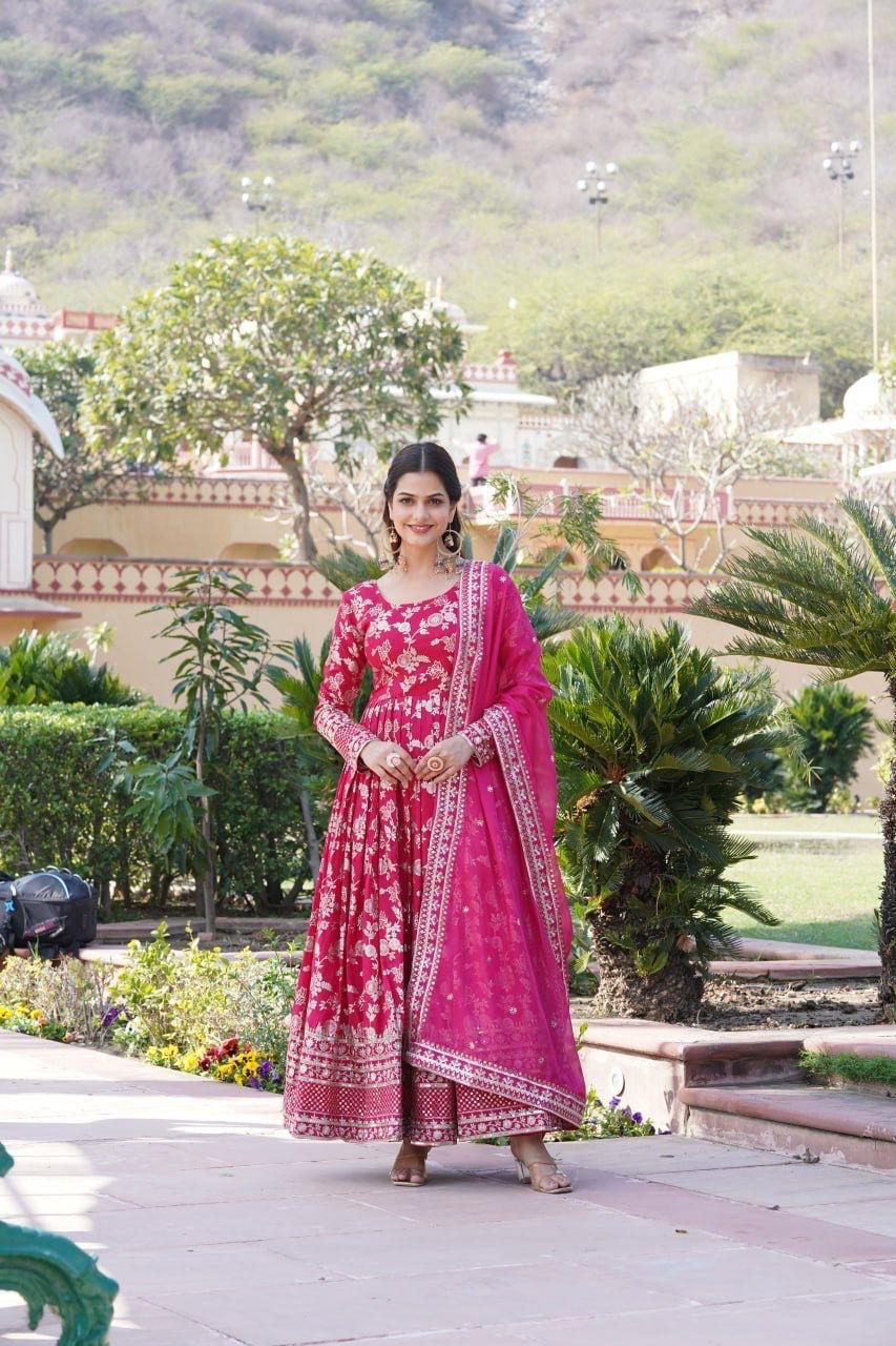 Jacquard Gown