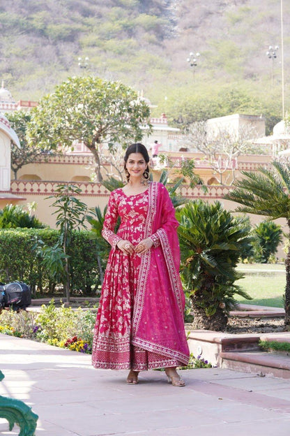 Jacquard Gown