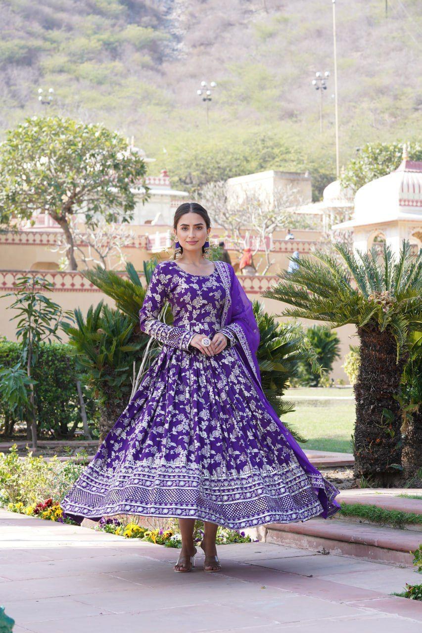 Jacquard Gown