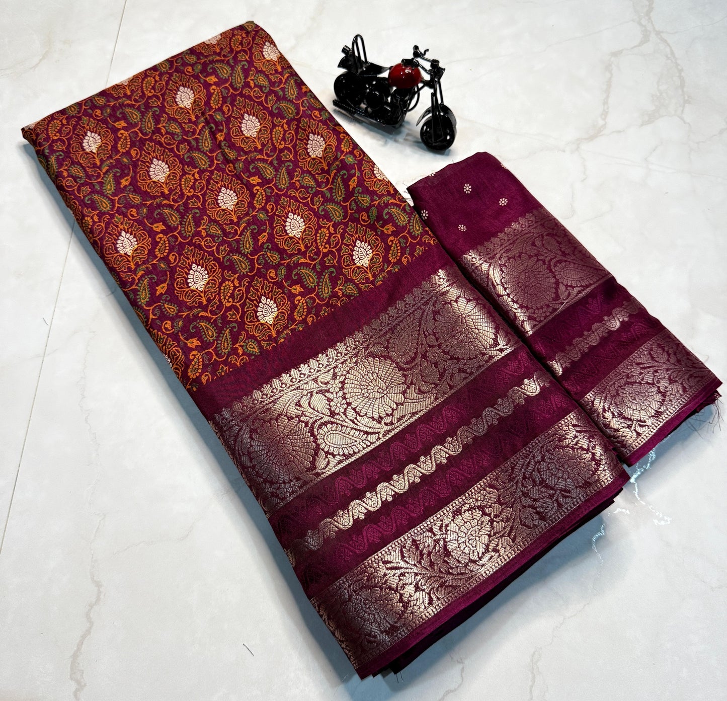 Pure Dola Silk Saree
