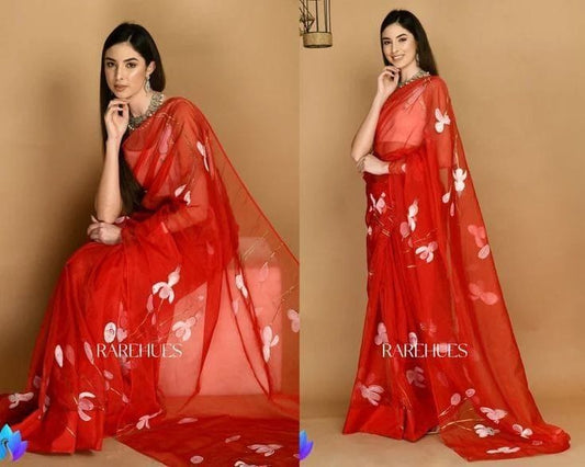 Organza Silk Saree