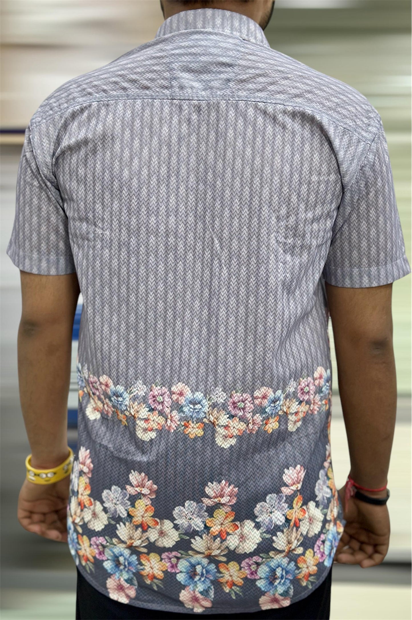 MEN'S EXCLUSIVE IMPORTED FABRIC HALF SLEEVE SHIRT