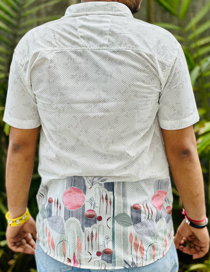 MEN'S EXCLUSIVE IMPORTED FABRIC HALF SLEEVE SHIRT