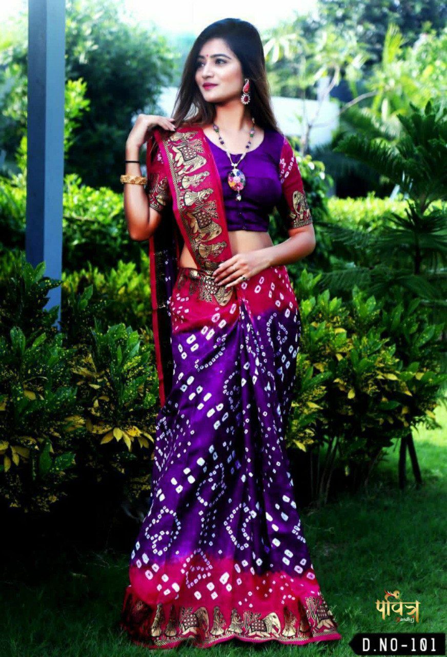 Bandhani Saree
