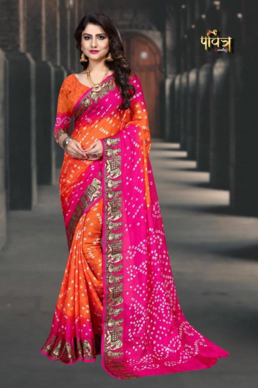 Bandhani Saree