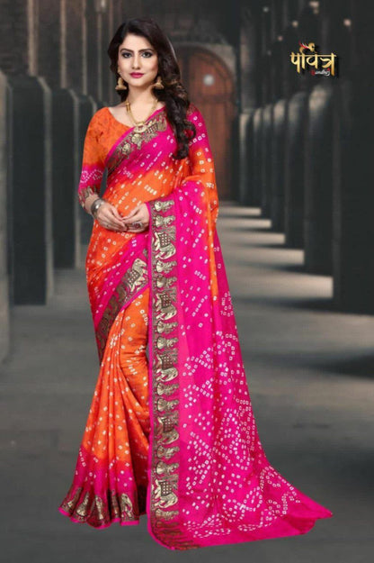 Bandhani Saree