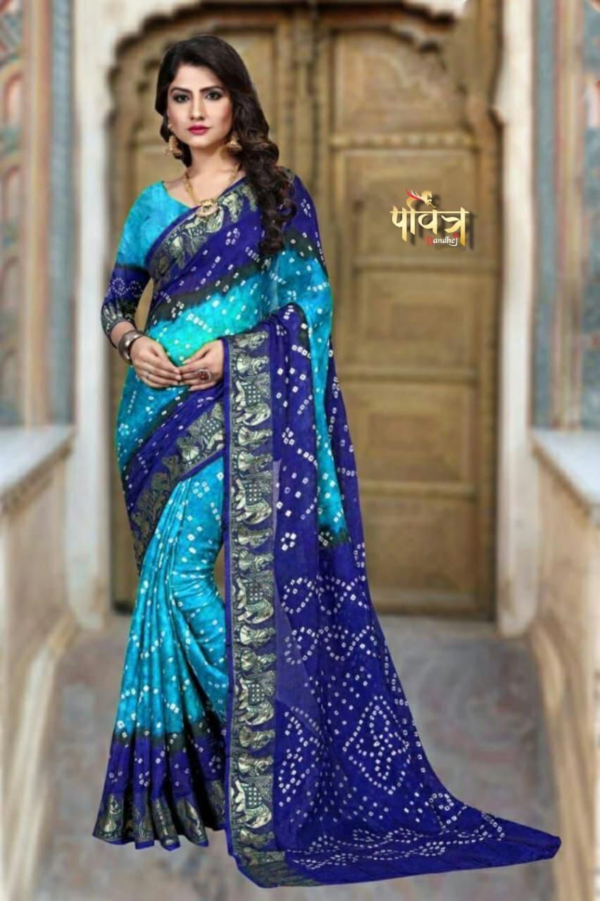 Bandhani Saree