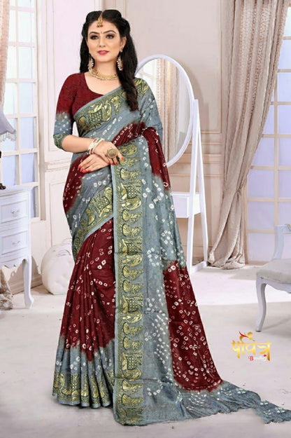 Bandhani Saree