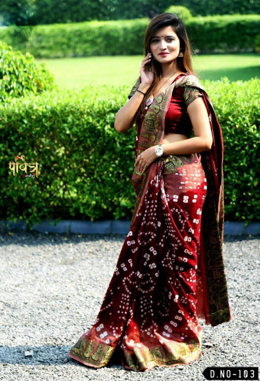 Bandhani Saree