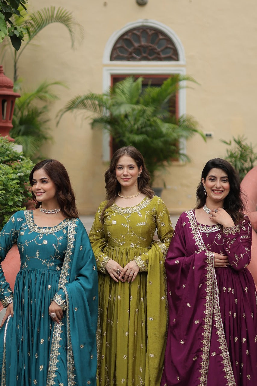 READYMADE TOP-SHARARA-DUPATTA