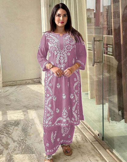 Lakhnavi Kurti Set