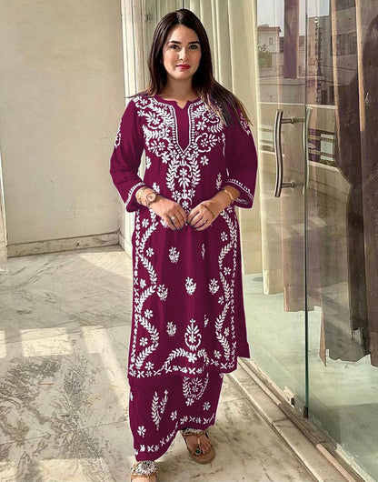 Lakhnavi Kurti Set