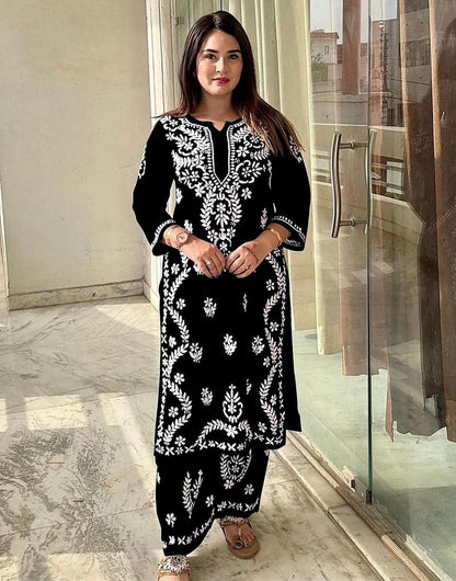 Lakhnavi Kurti Set