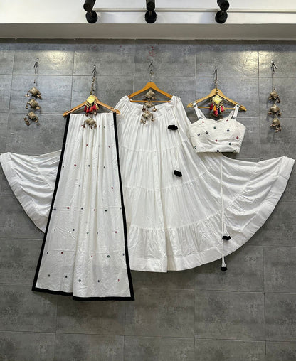 Rayon Cotton Spaghetti Blouse Chaniya Choli