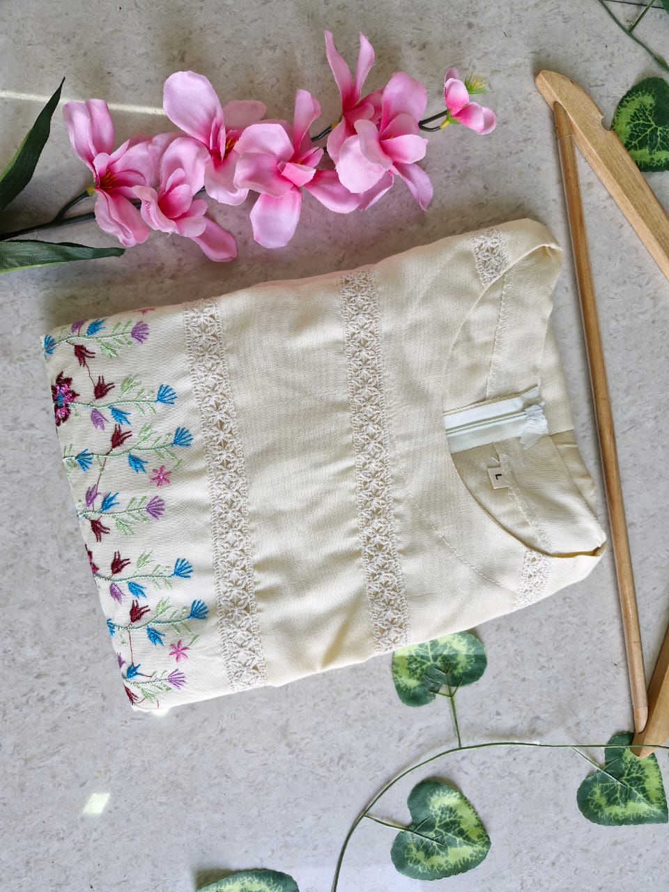 Floral Embroidery Dress