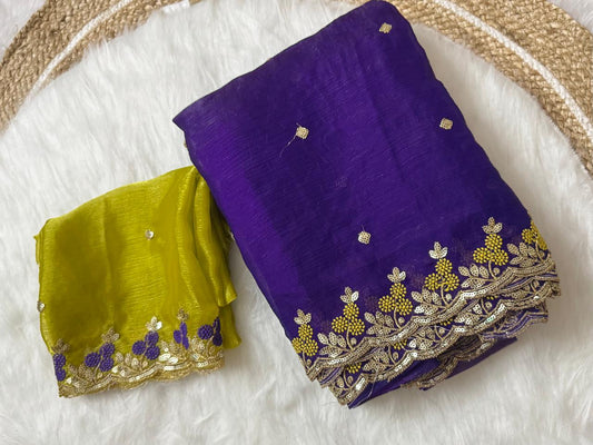 SATIN SAREE