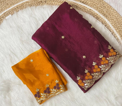 SATIN SAREE